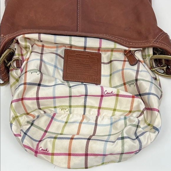 Coach Bleeker Smooth Vachetta Leather Whiskey Chunky Buckle Bucket Bag 11422 - Picture 12 of 16